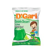 D'GARI GELATIN LIME LIMON 4.2oz